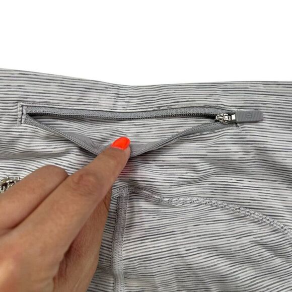 Lululemon Speed Up Crop 21" Inseam Wee Are From Space Grey Size 4 - Picture 5 of 7